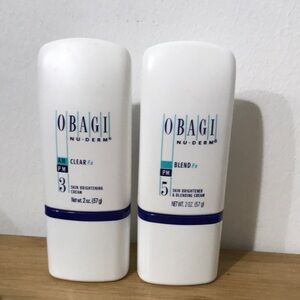 Obagi nu-derm blend fx and medical nu-derm clear fx skin brightening set